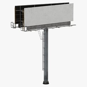 3D Billboard 02 Dirty model