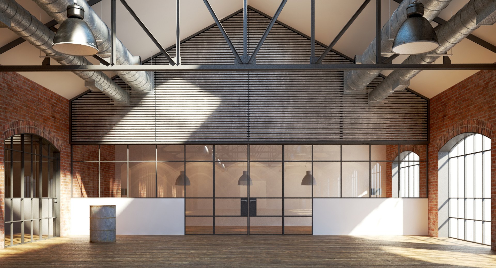 Industrial Warehouse Interior Max
