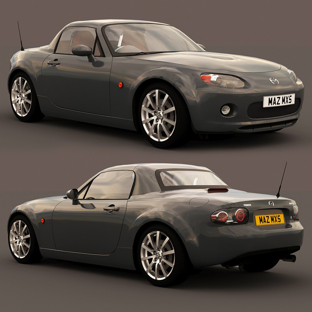 3D Mazda Mx5 2007 Model - TurboSquid 2157804