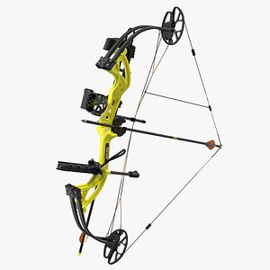 Armed Compound Bow Bear Archery Cruzer G2 3D Model