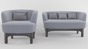 mebel set 3D model