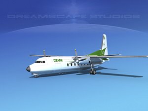 3d model fairchild airliner