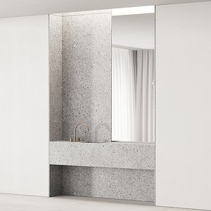 3D 186 bathroom furniture 02 elegant minimal luxury 01 model