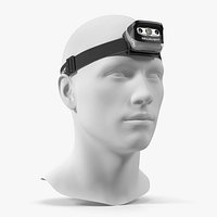 Headlamp GearLight LED on Mannequin Head