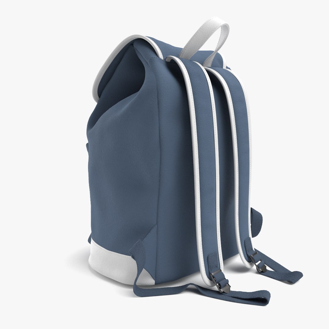 3D Casual Cotton Backpack Model - TurboSquid 1154309