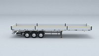 TRUCK flatbed trailer