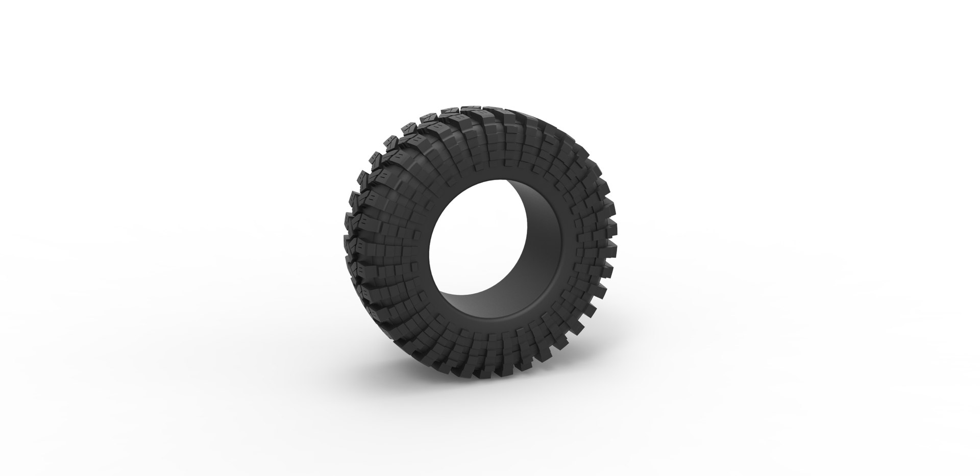 Diecast Mud tire 2 Scale 1 to 10 3D model - TurboSquid 1848218