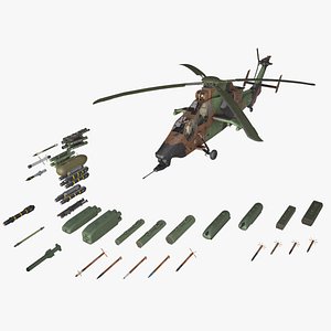 EC-665 Tiger HAD Spainish Army Static 3D model