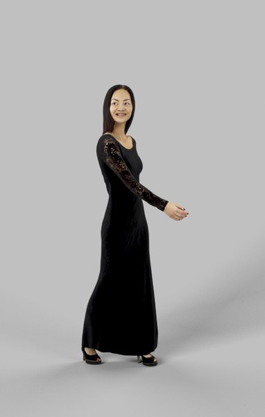 3D character people model