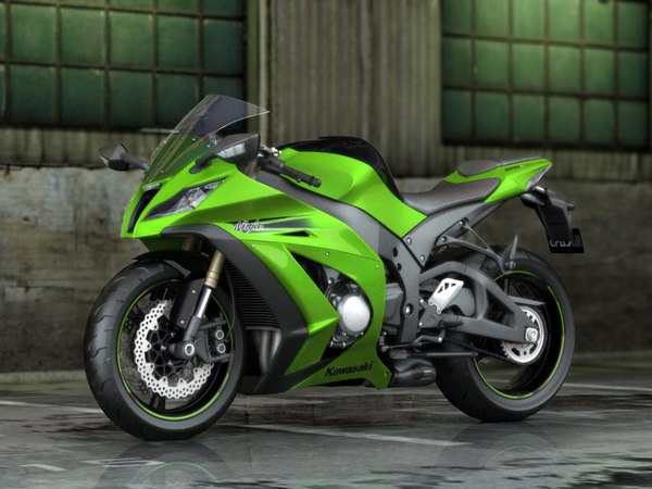 3d model kawasaki zx-10r