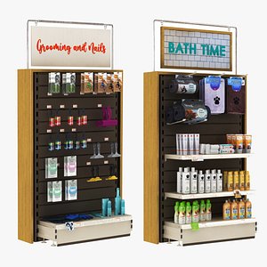 PetShop Bath and Gromming Nails Collection 3D