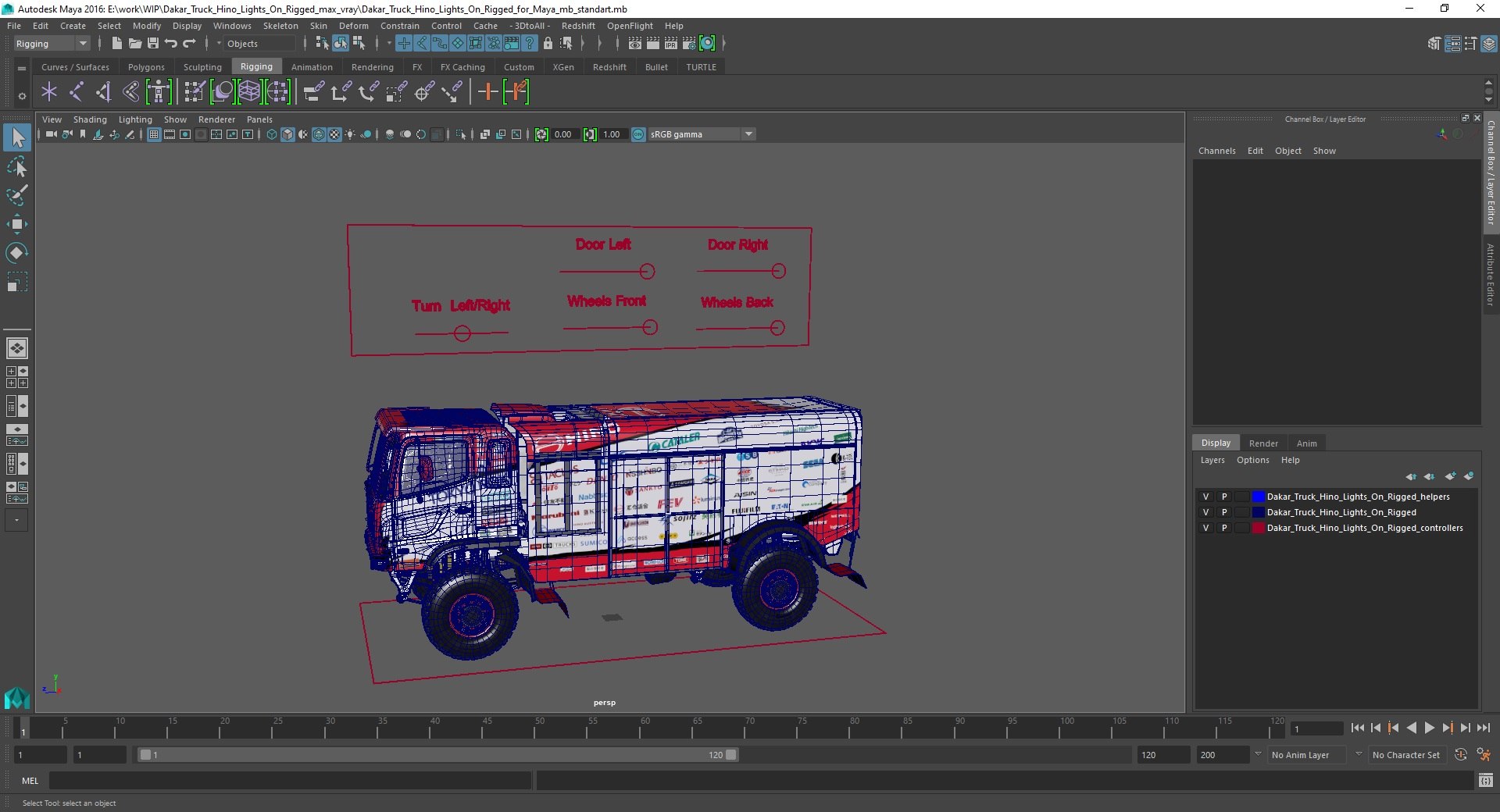 3D model Dakar Truck Hino Lights On Rigged for Maya https://p.turbosquid.com/ts-thumb/4P/7It5nR/lK/dakartruckhinolightsonriggedformaya3dsmodel049/jpg/1720648683/1920x1080/fit_q87/c588a96485d7e7cc1982804301cdb34c8c2667c6/dakartruckhinolightsonriggedformaya3dsmodel049.jpg