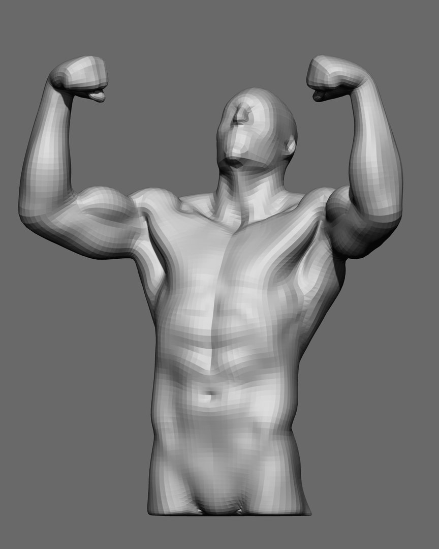 3D Strong man pose model - TurboSquid 1821757