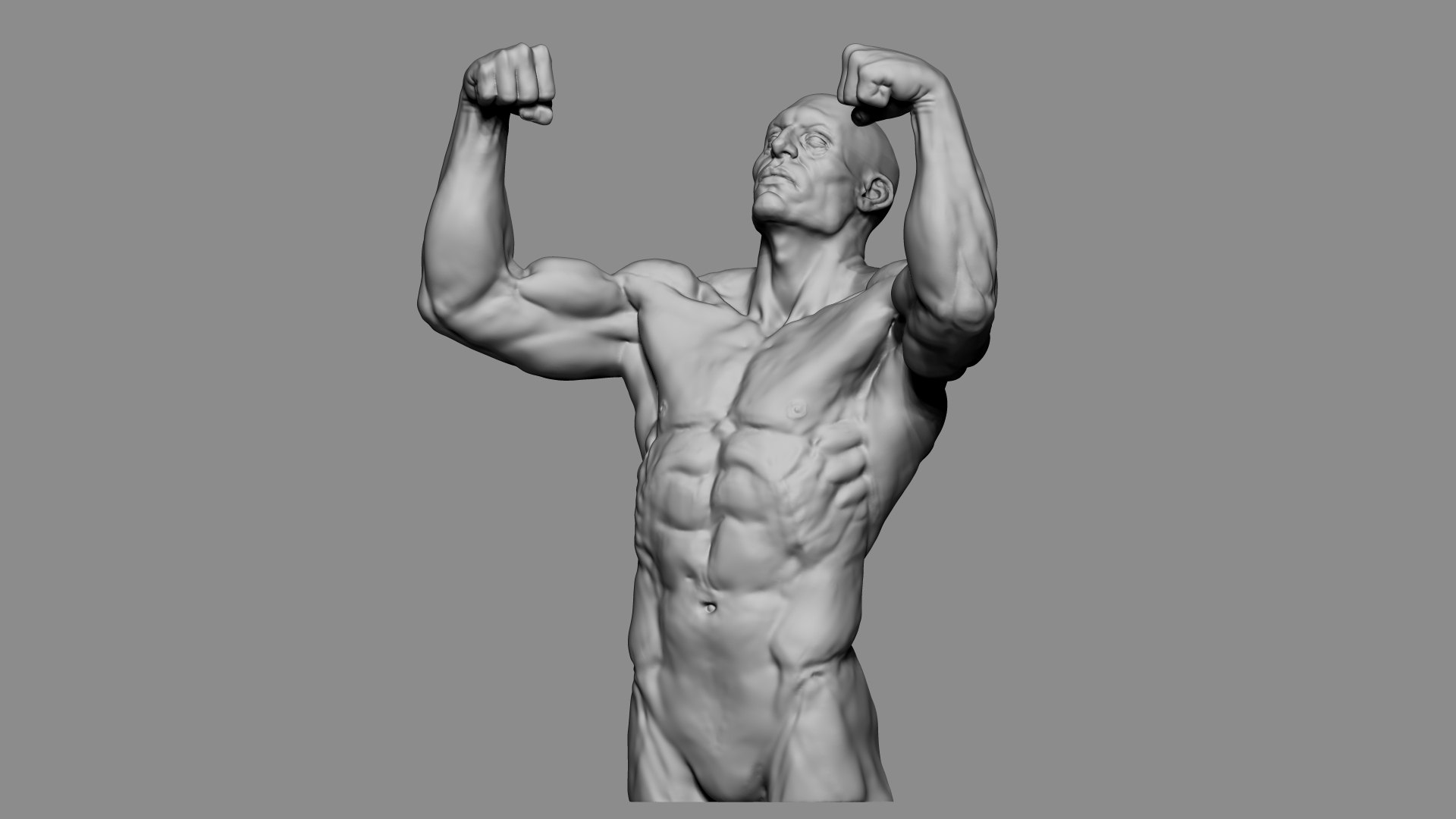 3D Strong man pose model - TurboSquid 1821757