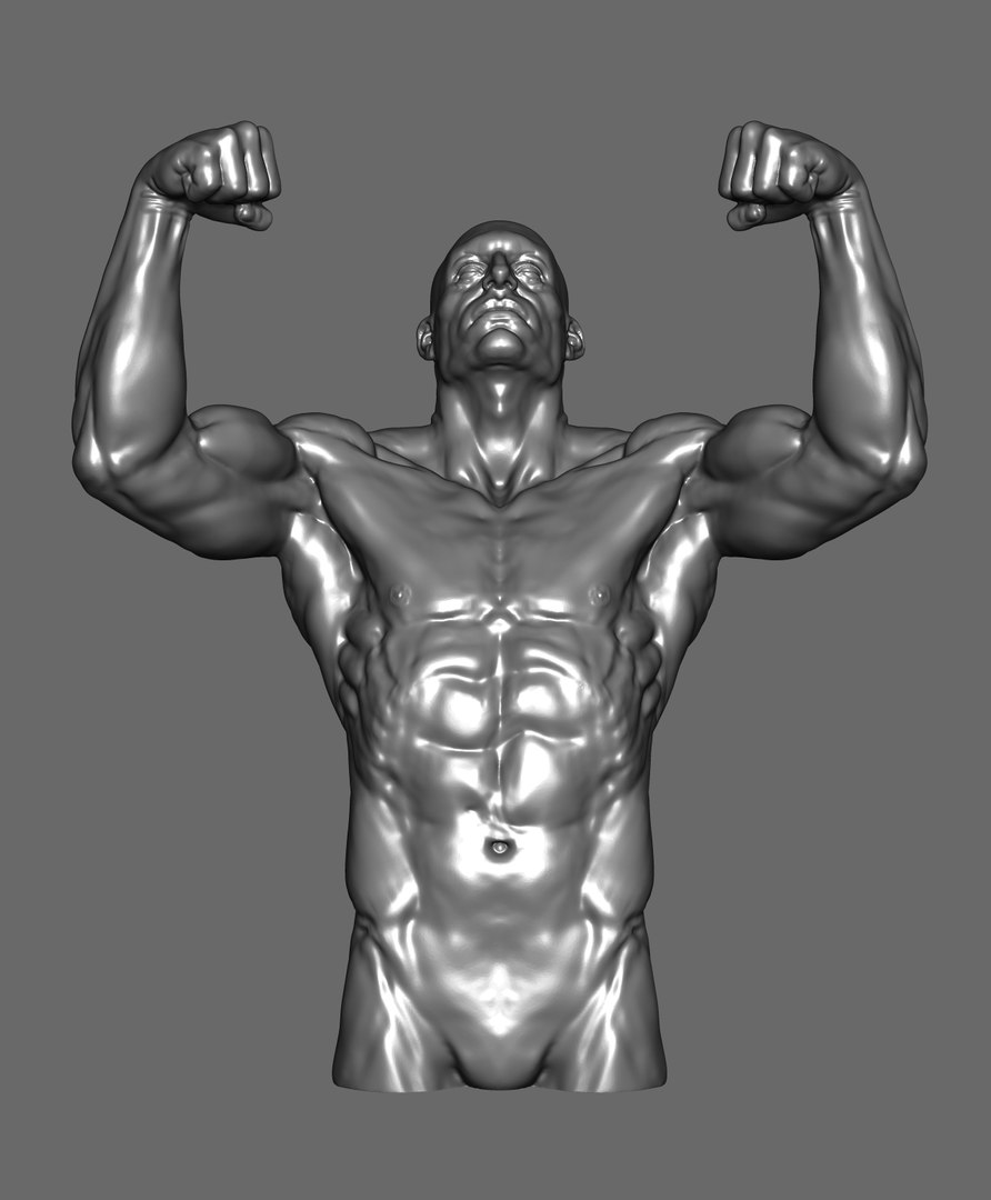3D Strong man pose model - TurboSquid 1821757