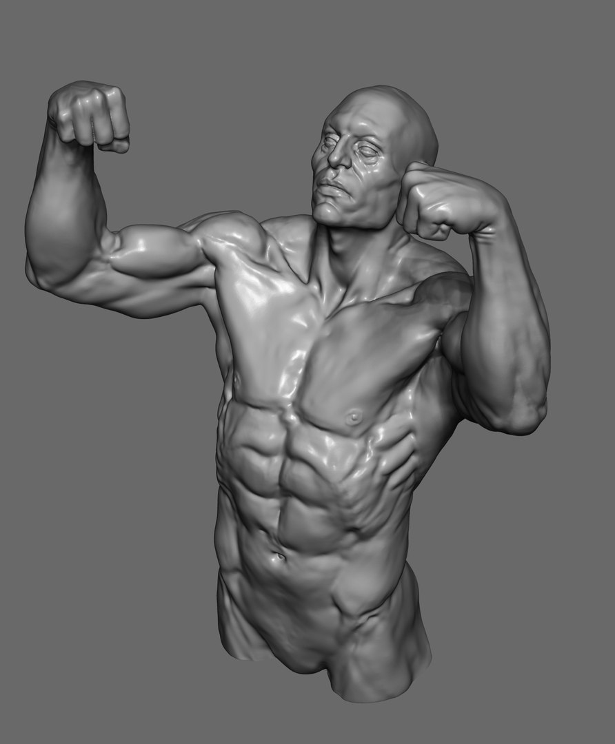3D Strong man pose model - TurboSquid 1821757