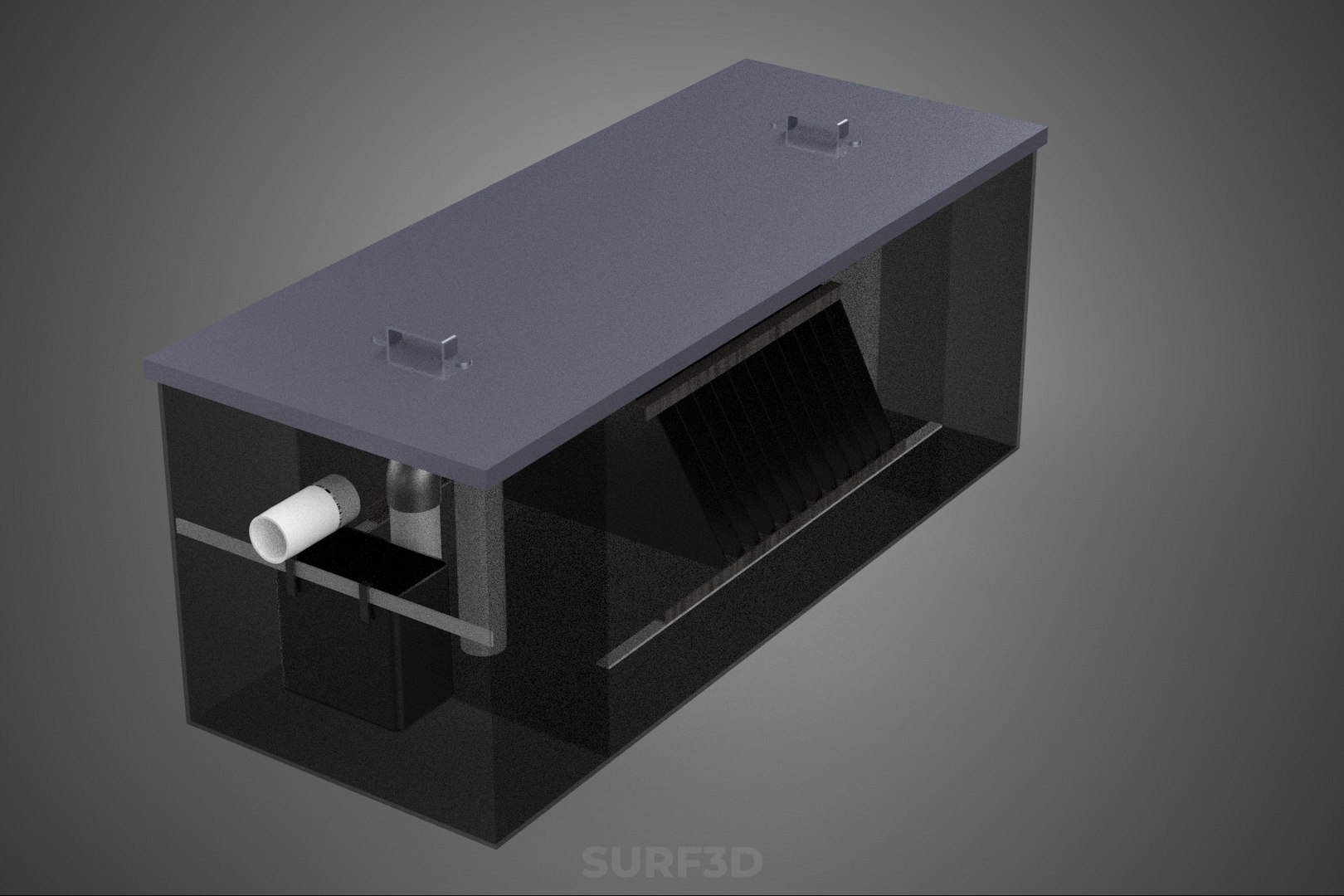 3D GREASE TRAP INTERCEPTOR TANK WASTEWATER DRAINAGE FILTER SYSTEM model https://p.turbosquid.com/ts-thumb/4P/CpKida/2x/34_1941_greasetrapinterceptortankwastewaterdrainagefiltersystem/jpg/1788763091/1920x1080/fit_q87/5b65e2997ad529e2389d31e05a03580aeeb7a3c8/34_1941_greasetrapinterceptortankwastewaterdrainagefiltersystem.jpg