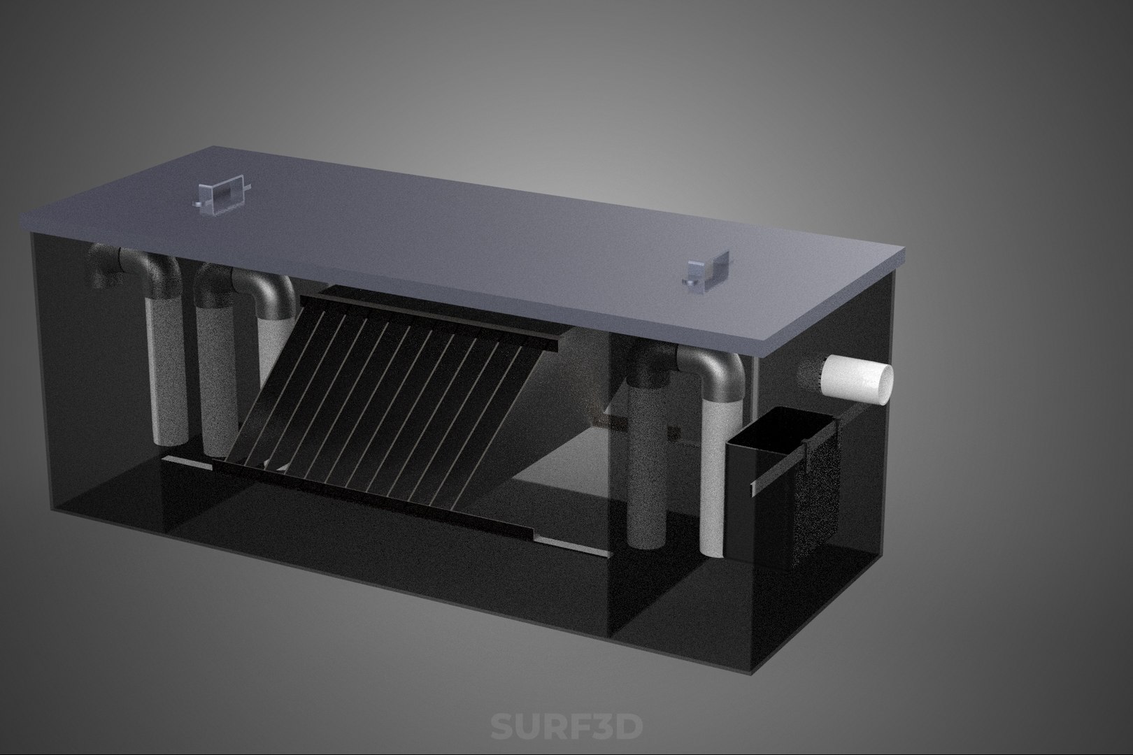 3D GREASE TRAP INTERCEPTOR TANK WASTEWATER DRAINAGE FILTER SYSTEM model https://p.turbosquid.com/ts-thumb/4P/CpKida/DJ/33_1941_greasetrapinterceptortankwastewaterdrainagefiltersystem/jpg/1788763090/1920x1080/fit_q87/4202ed4ab7fddb82b1465d55e1f2ca8947d32ad6/33_1941_greasetrapinterceptortankwastewaterdrainagefiltersystem.jpg