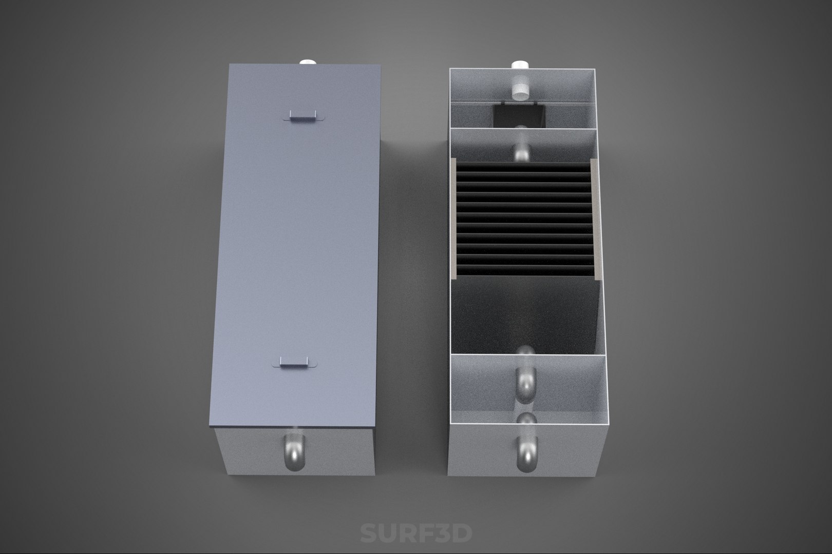 3D GREASE TRAP INTERCEPTOR TANK WASTEWATER DRAINAGE FILTER SYSTEM model https://p.turbosquid.com/ts-thumb/4P/CpKida/vb/15_1941_greasetrapinterceptortankwastewaterdrainagefiltersystem/jpg/1788763079/1920x1080/fit_q87/6f92732d7c4ab1a3526dcd329fa74424569f3ae7/15_1941_greasetrapinterceptortankwastewaterdrainagefiltersystem.jpg