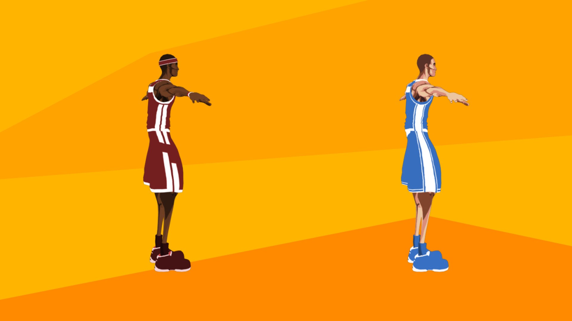 3d Stylized Basketball Player Ball Model