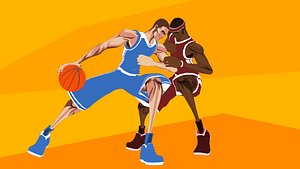 Stylized Basketball Player