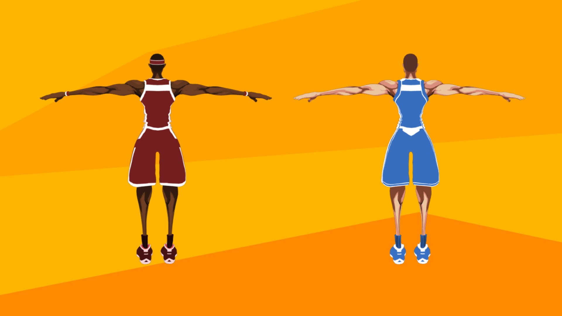 3d Stylized Basketball Player Ball Model