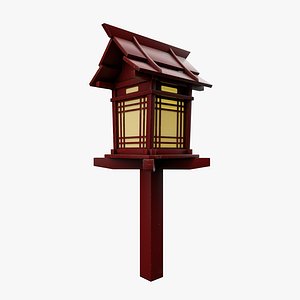 Wooden Lantern 3D