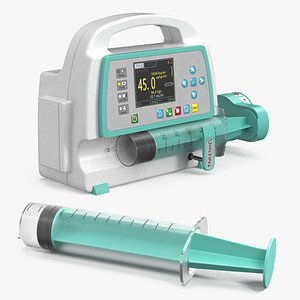 3D model Medical Electronic Syringe Infusion Pump