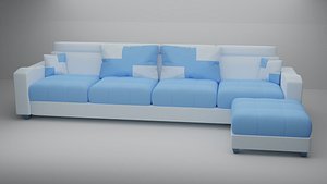 corner sofa 3D model