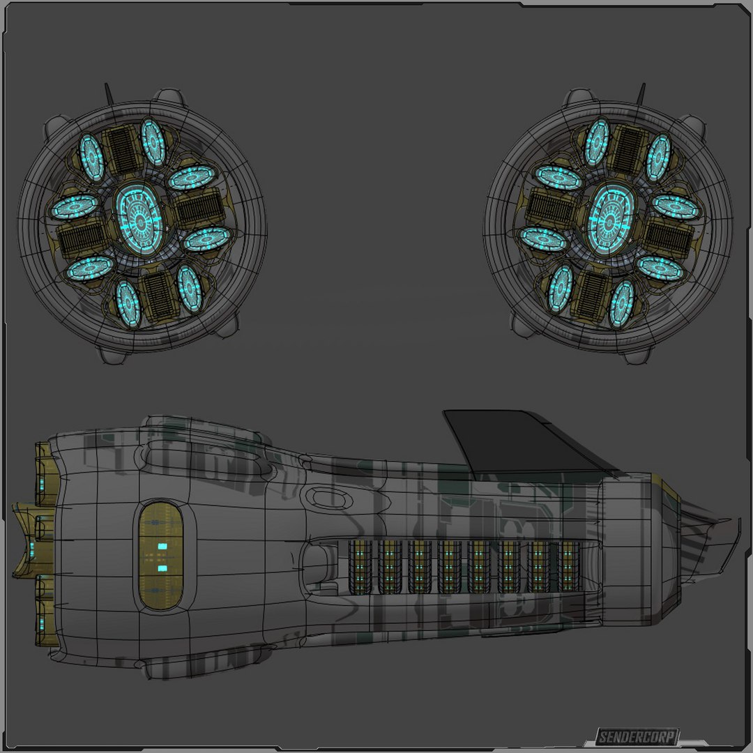 Star Drive 3d Model