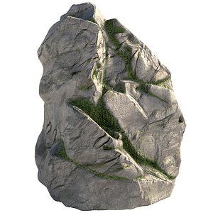 3D model Moss rock