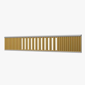Modern Decorative Vent Cover 3D Model for Interior Visualization215 3D model