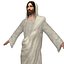 jesus christ rigged real 3D model
