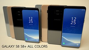 galaxy s8 8 3D model