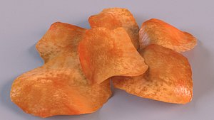 Potato chips advertising decor