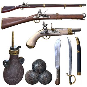 Flintlock Weapons Pack