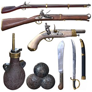 Flintlock Weapons Pack
