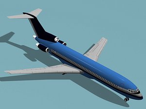 3d b 727-200