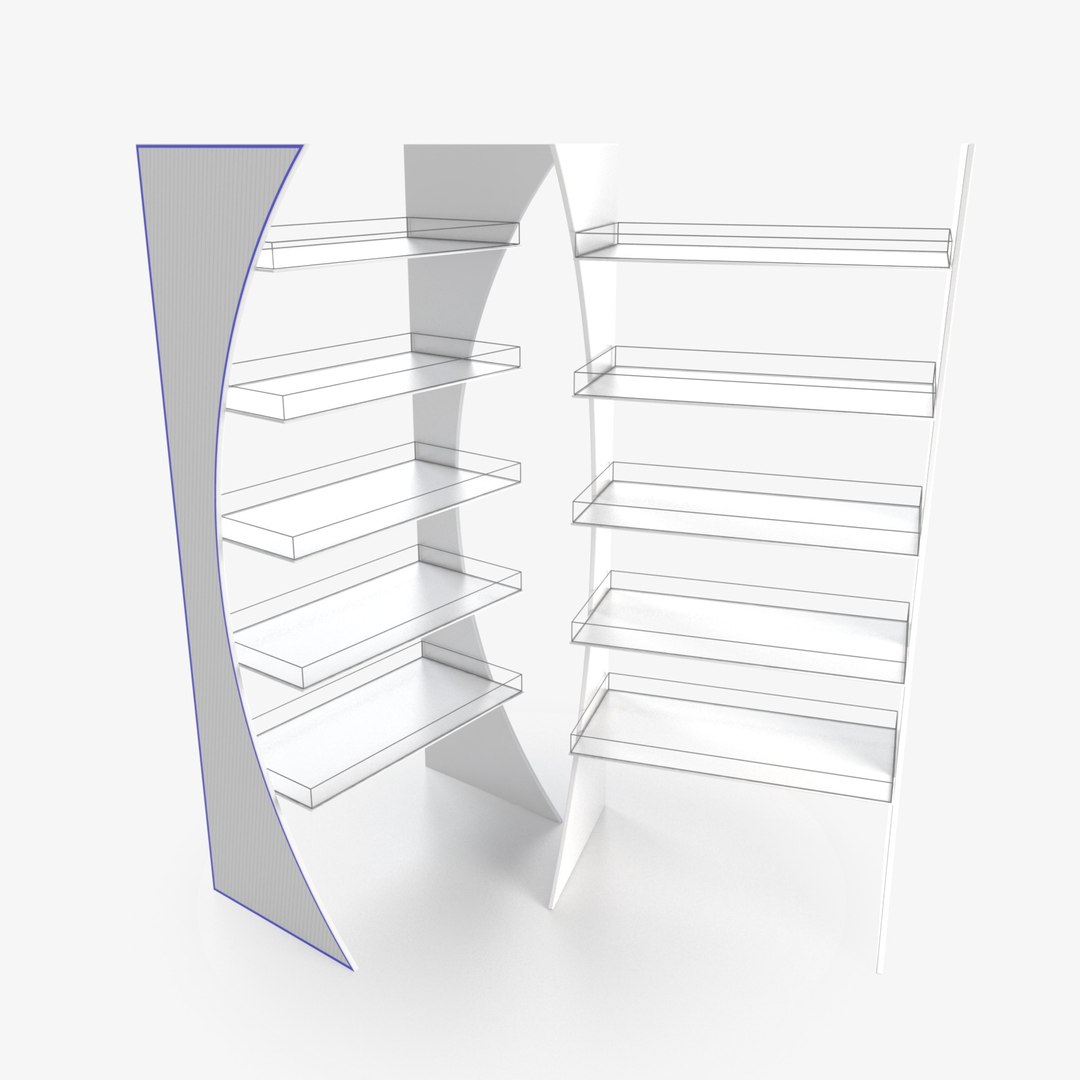 3D Display Rack TurboSquid 1372988