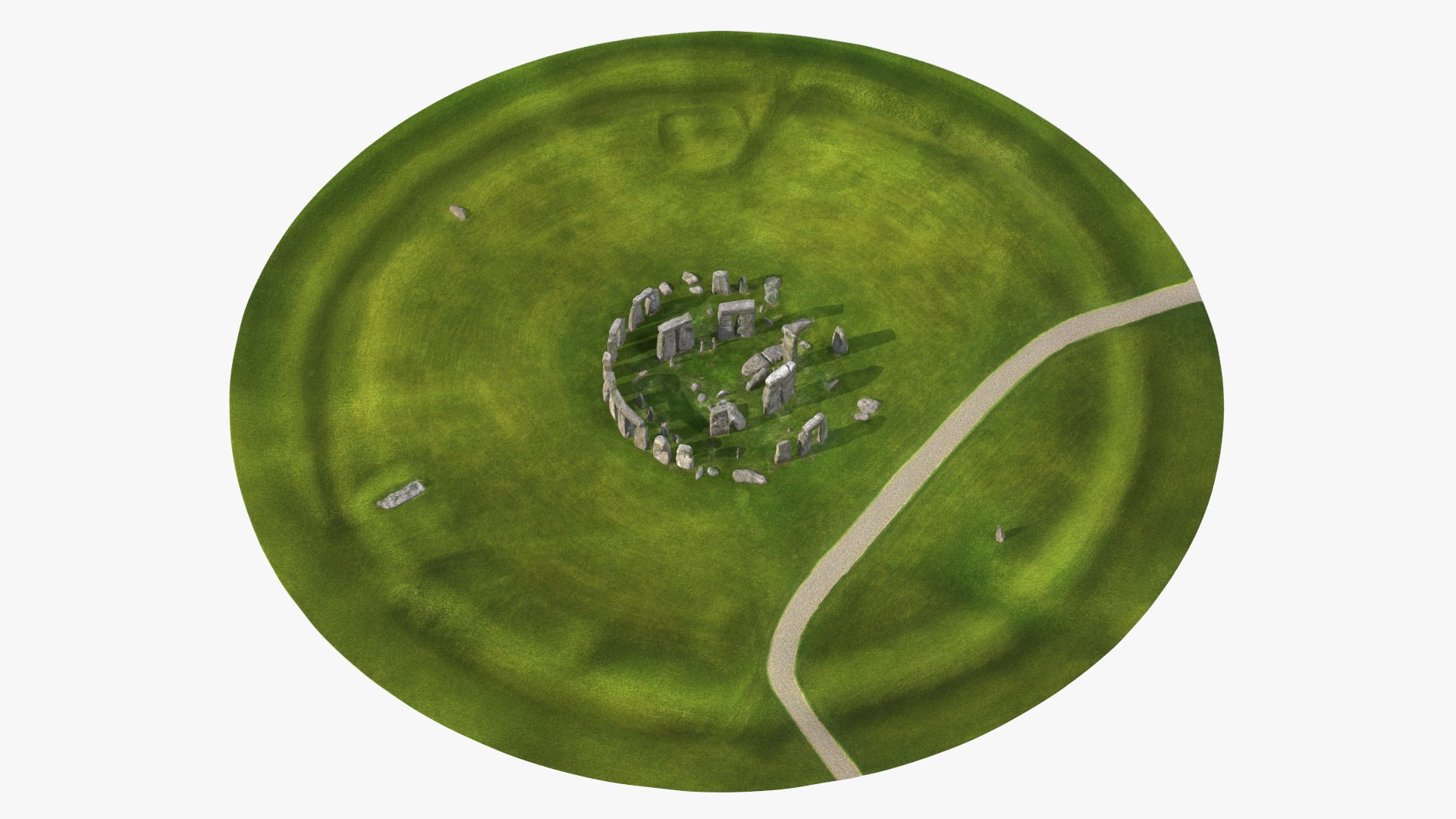 Stonehenge 3D model preview