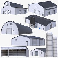 7 PBR Farm Buildings Collection