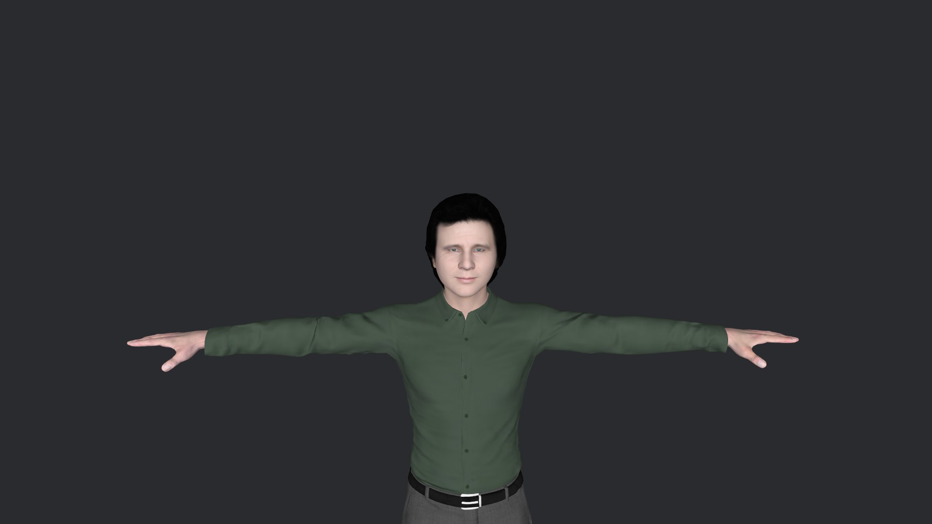 3D Greg Kihn Hyper Realistic Full Body Fully Rigged 3D Character Model ...