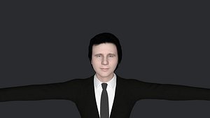 3D Greg  Kihn  Hyper Realistic Full Body Fully Rigged 3D Character model