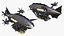 3D Steampunk Blimp model