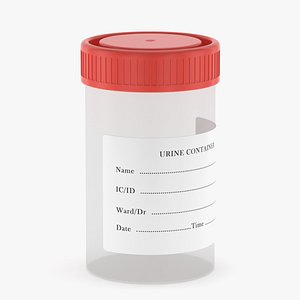 3D model Medical Urine Sample