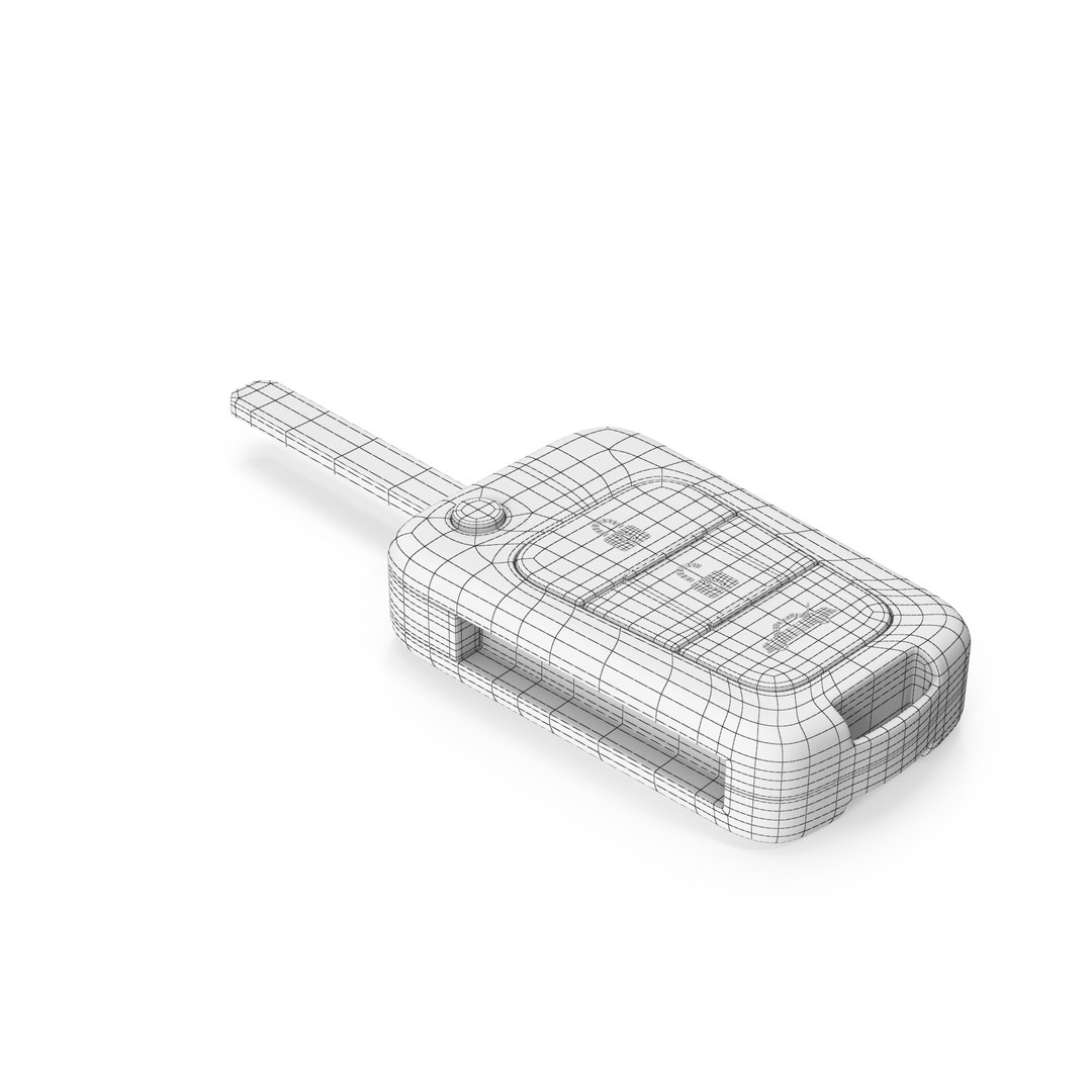 3D Black Car Key - TurboSquid 2068543