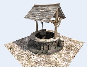 medieval water 3d model
