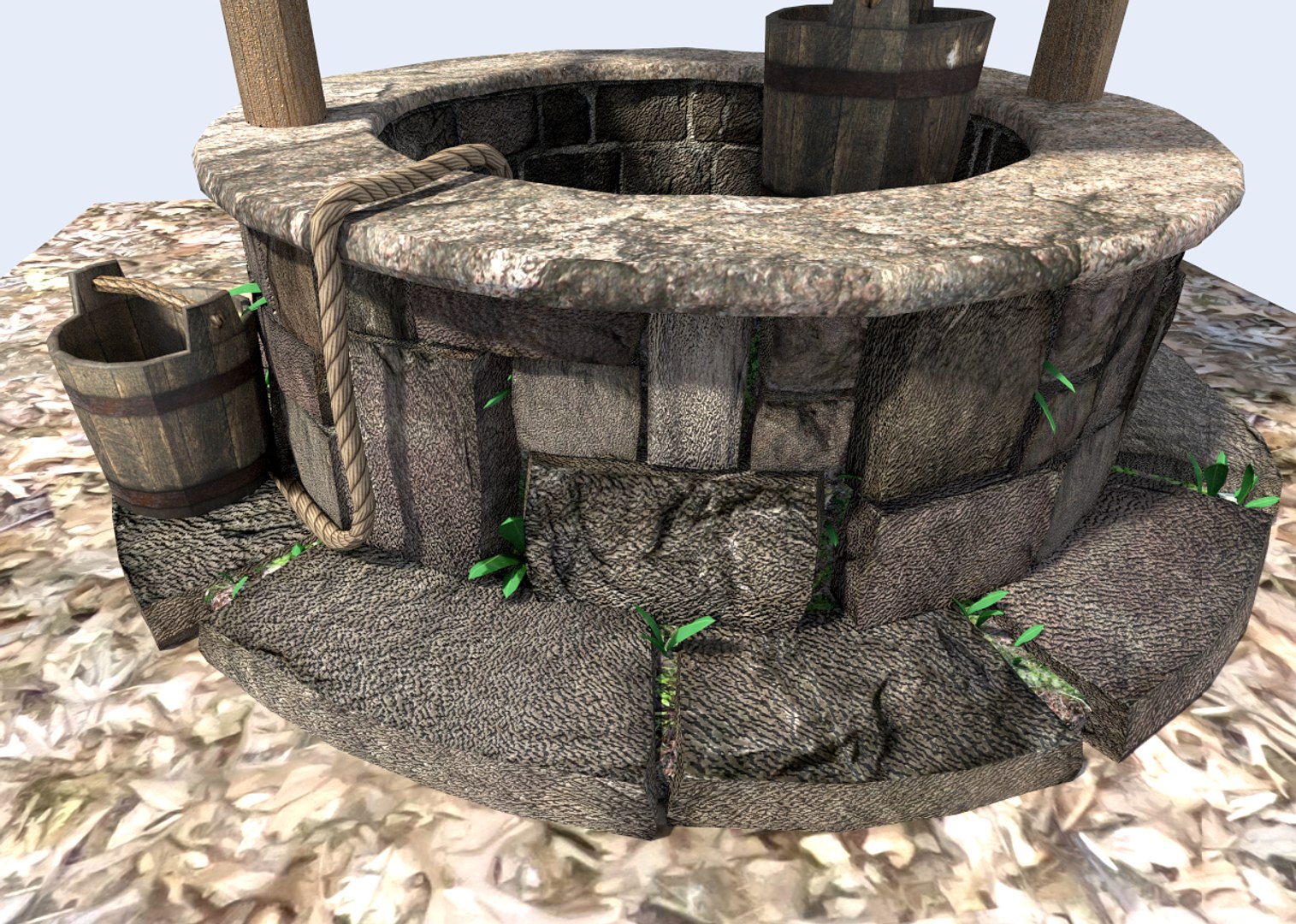 Medieval Water 3d Model