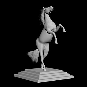 Print Ready Decoration Horse 3D model