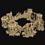 3D ARABIC CHURCH RUINED RUIN DESERT TEMPLE CASTLE AAA COLLECTION